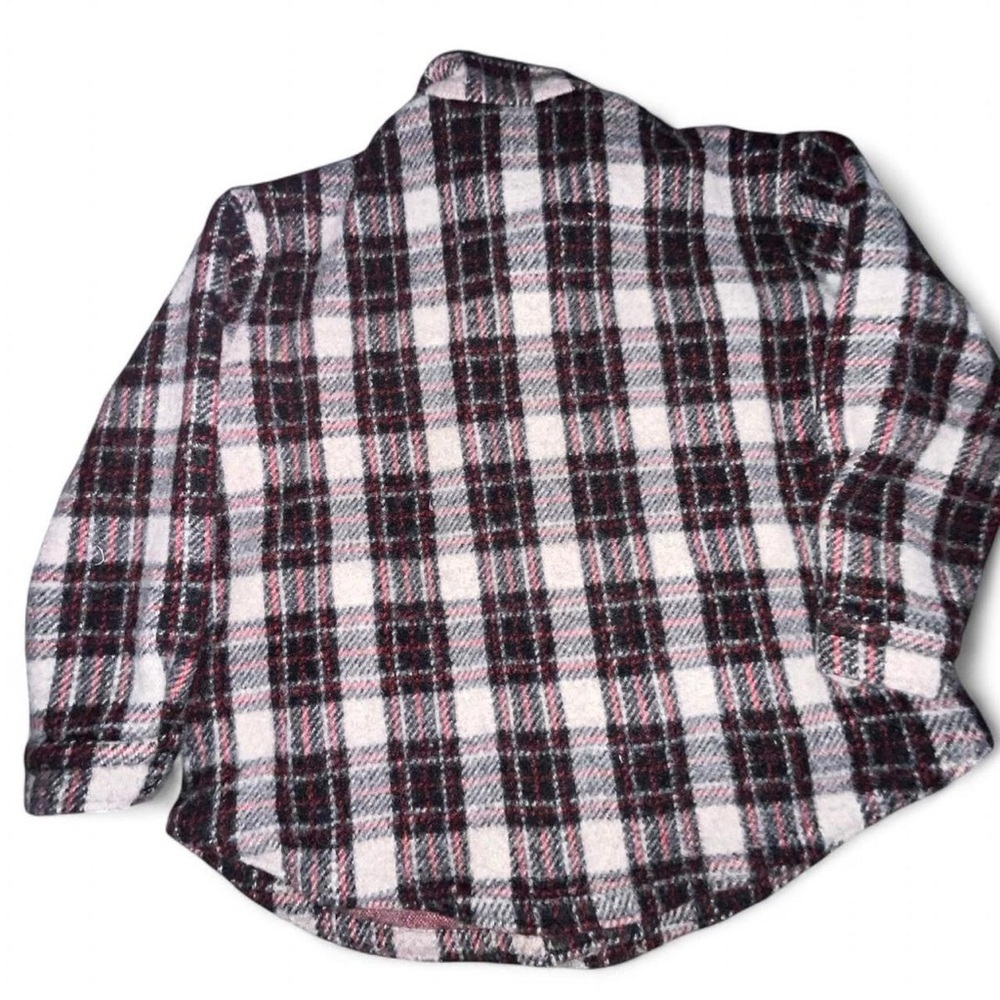 Natural Reflections Red and Black Plaid Jacket - Picture 5 of 5